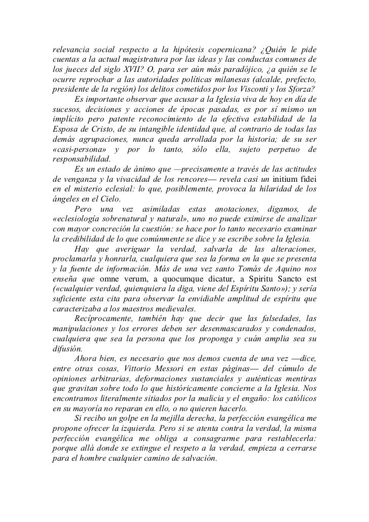 leyendas negras de la iglesia vittorio messori